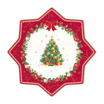 Easy Life - Piatto torta Ø 32 cm CHRISTMAS HERITAGE - R1412#CHER
