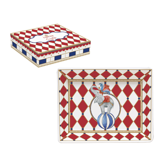Easy Life - Svuotatasche in porcellana 14x11 cm CIRCUS - R3224#CIRC