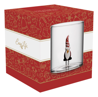 Easy Life - Bicchiere in vetro borosilicato 250 ml ELFO  - R0358#ELFO