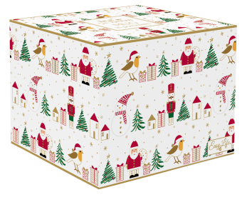 Easy Life - Tazza 400 ml in color box 4 decori assortiti  LET IT SNOW - R1319#LS