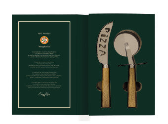 Easy Life - Set pizza 2 pezzi, coltello pizza + tagliapizza GIFT NOVELS