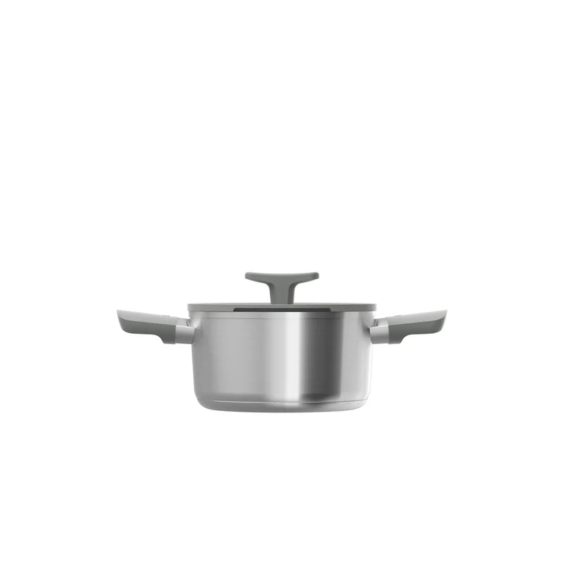 BERGHOFF - Casseruola +coperchio Balance, acciaio inox, 18 cm, Moonmist -3950727