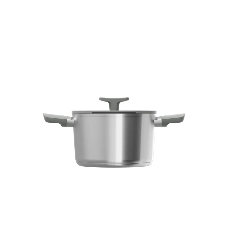 BERGHOFF - Casseruola+ coperchio Balance, acciaio inox, 20 cm, Moonmist -3950728