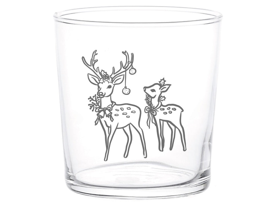 Simple Day - Bicchiere, decorazione cervi natalizi 0,35 l - 10011910