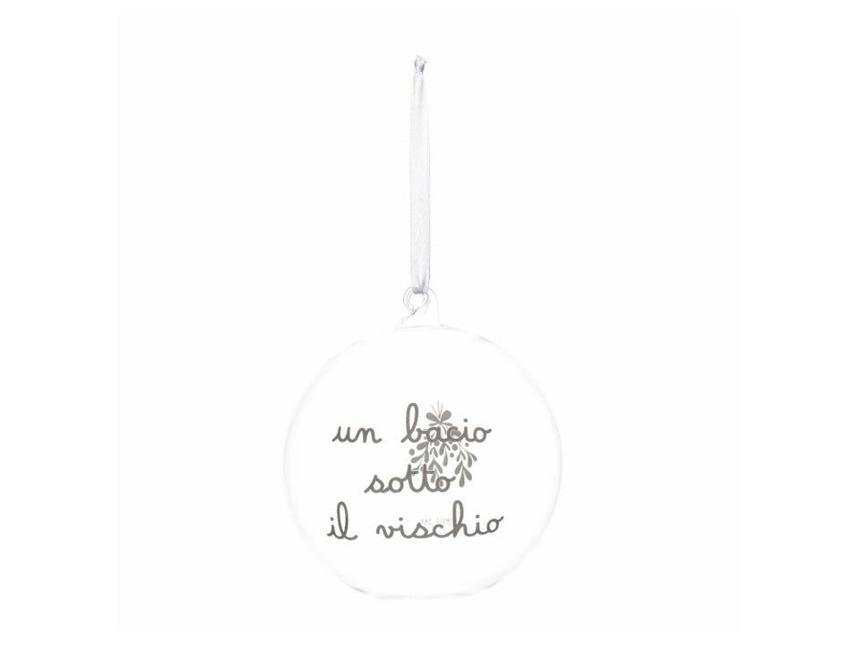 Simple Day - Pallina un bacio sotto al vischio 15 cm - 10012810