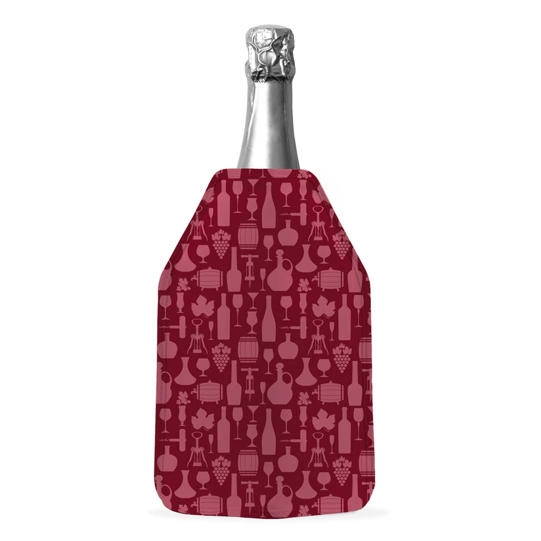 Glacette morbida raffreddabottiglie / Decoro Vino Cilegia