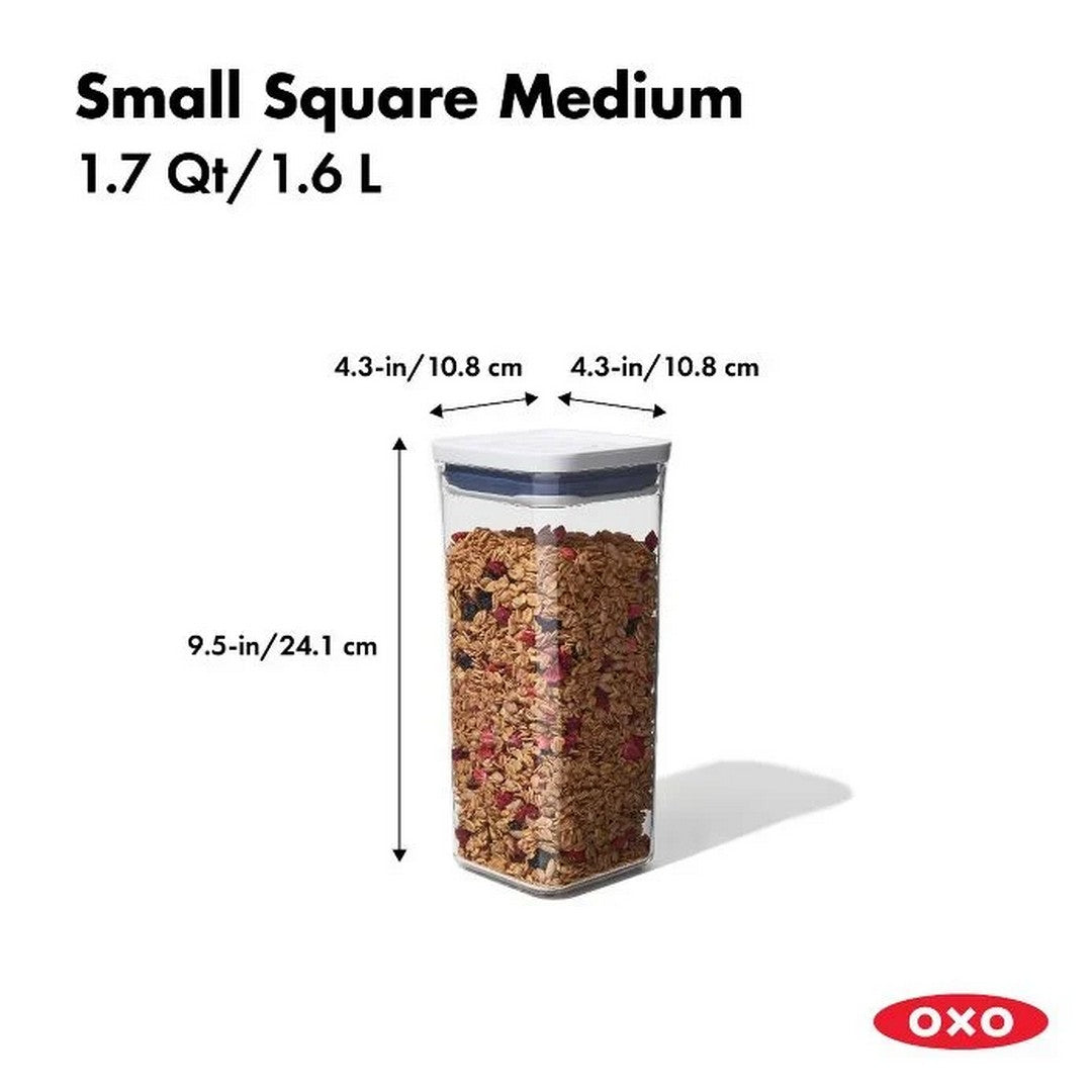 OXO Good Grips Contenitore POP piccolo quadrato medio 1,6L