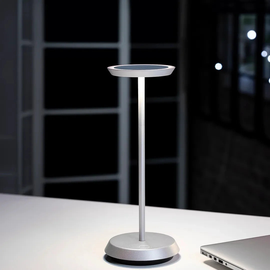 "Flaat" Lampada cordless ricaricabile -  Aluminium