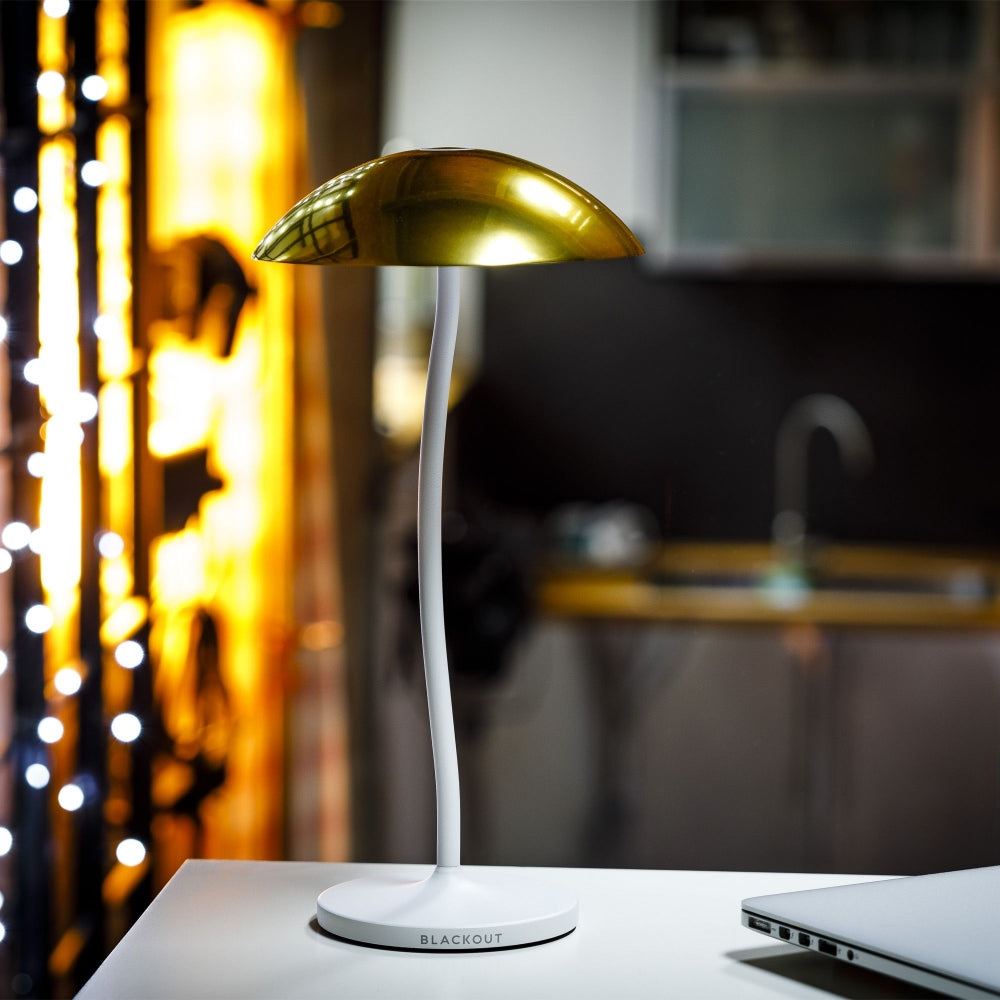 Blackout Lampada cordless ricaricabile STEM bianco/oro