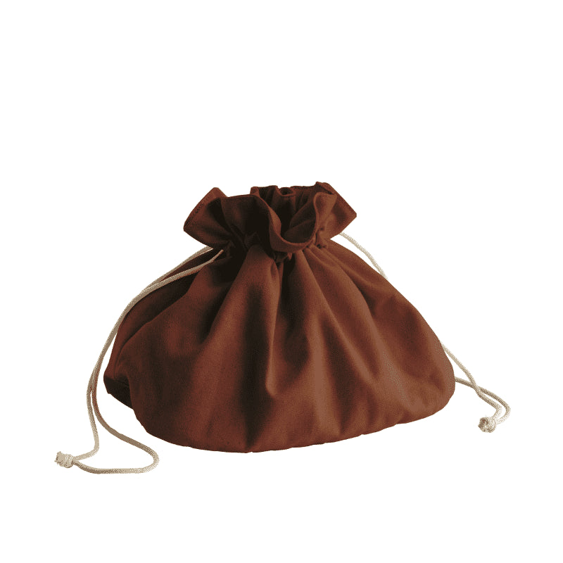 SAS N2J Organic cotton bread bag - chocolate/cream