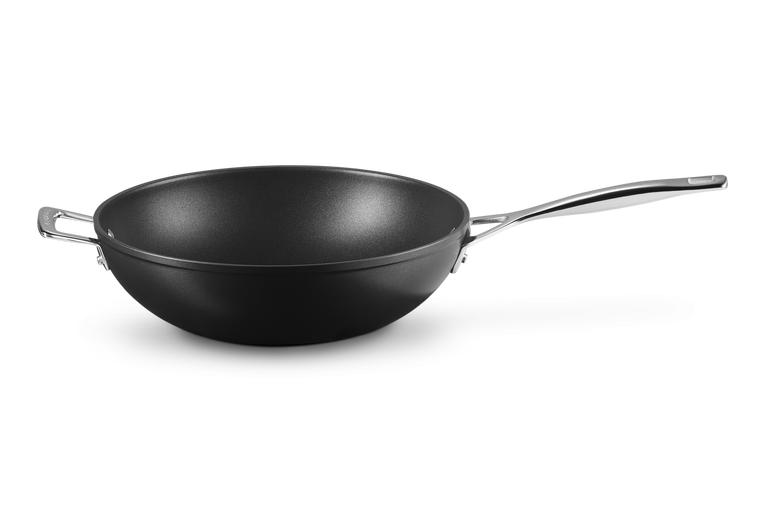 Padella Wok con maniglia in alluminio antiaderente - 30 cm, 4.7L