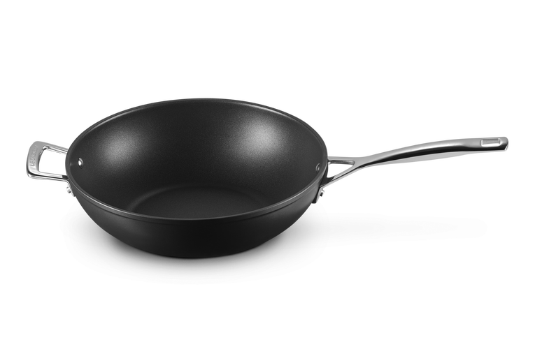 Padella Wok con maniglia in alluminio antiaderente - 30 cm, 4.7L