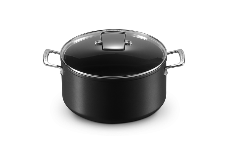 Pentola in alluminio antiaderente con coperchio vetro - 28 cm, 8.8L