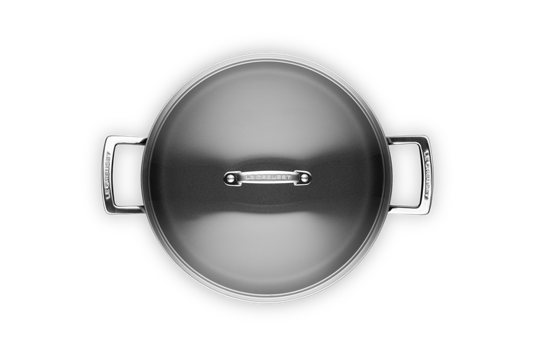 Pentola in alluminio antiaderente con coperchio vetro - 28 cm, 8.8L