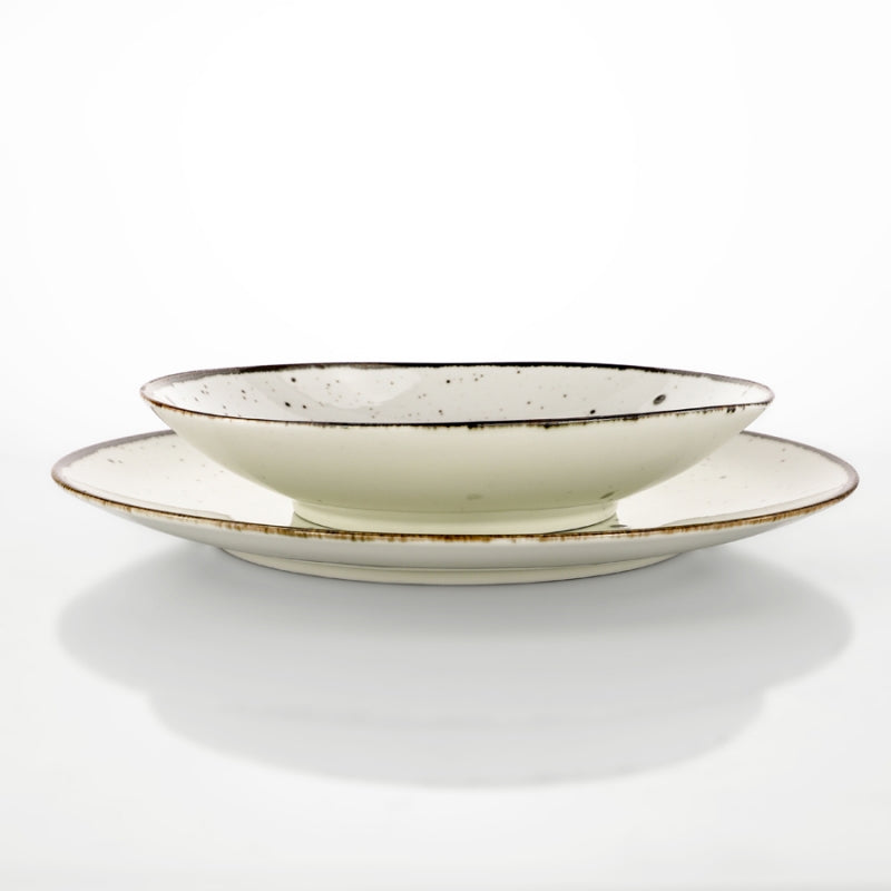 Piatto Fondo 22cm Cottage Ivory