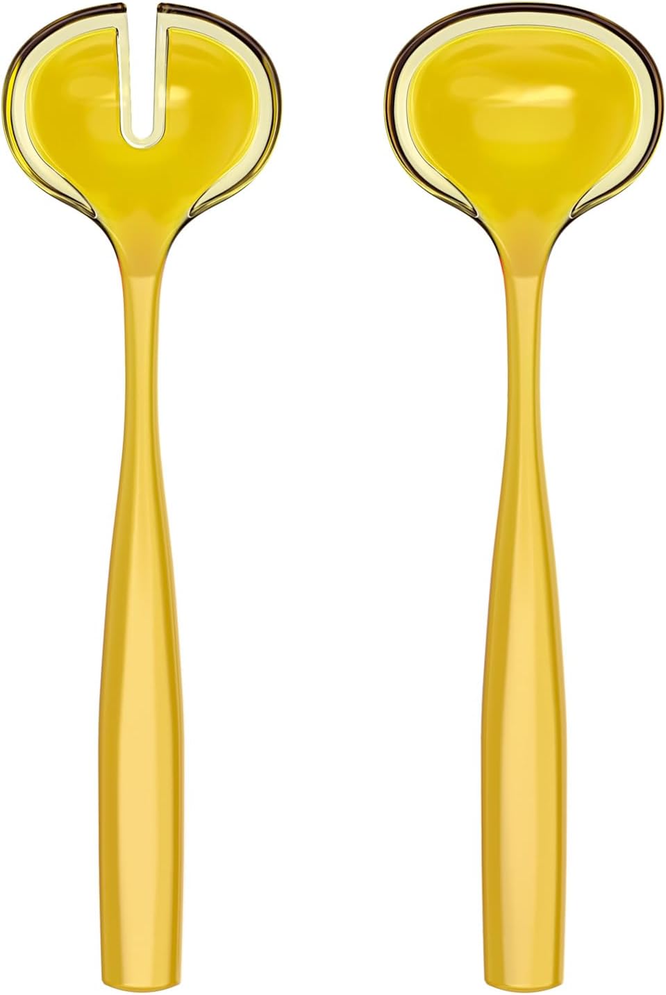 POSATE INSALATA "DOLCEVITA"  - COLORE GIALLO