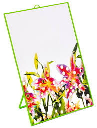 Specchio Grande - Fiori con Fori