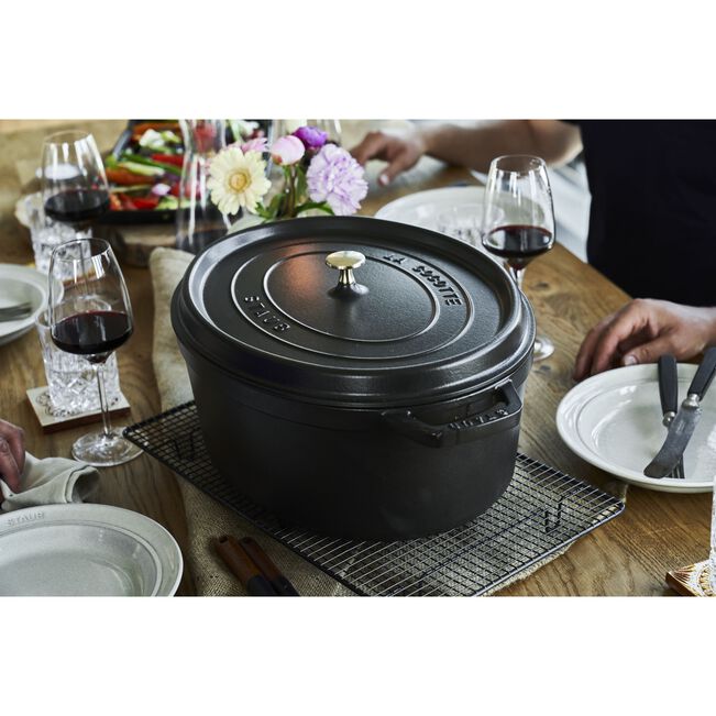 Staub La Cocotte Cocotte ovale - 41 cm, Nera
