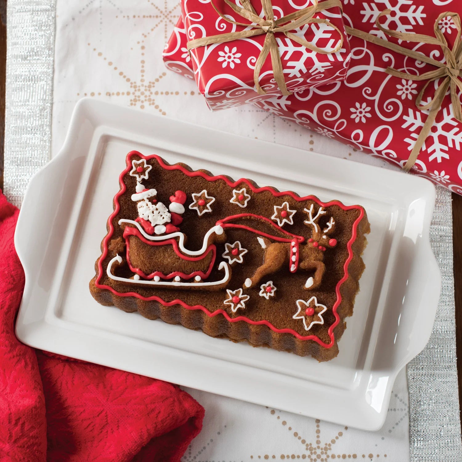 Stampo per torta Santa's Sleigh
