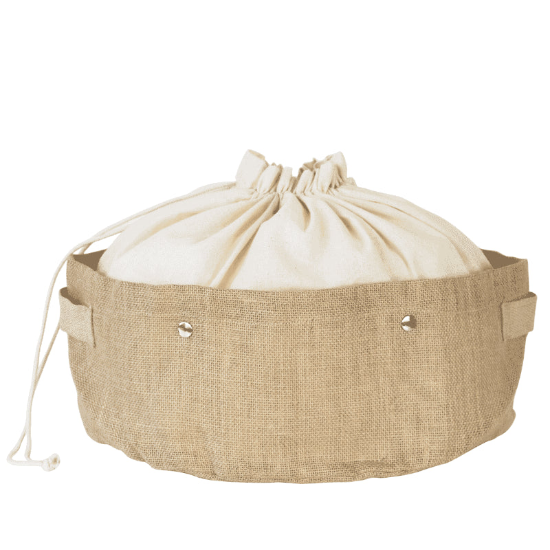 SAS N2J Storage basket w ith removable bag S - cream