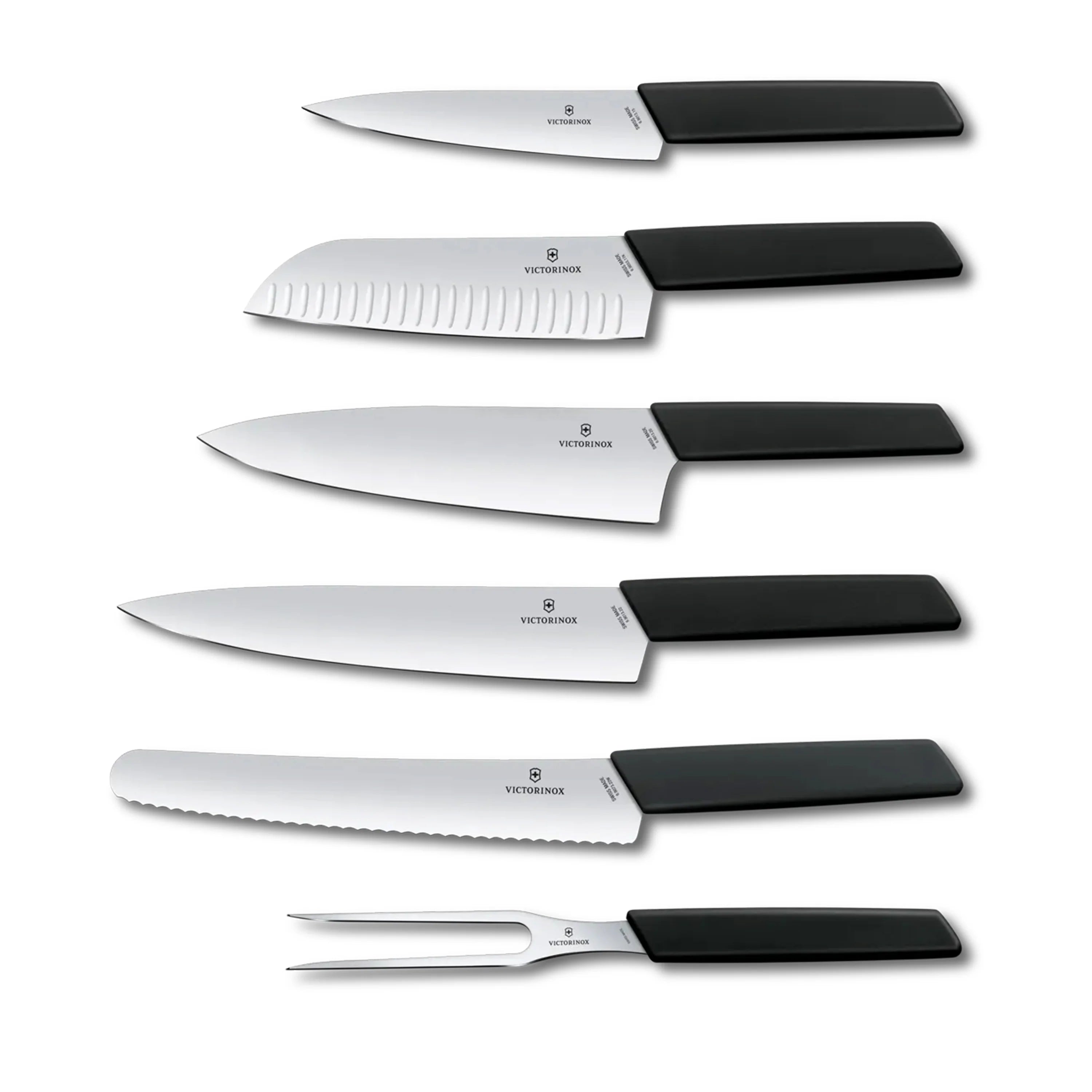 Kunzi Sw iss Modern Ceppo Completo 6 pz nero