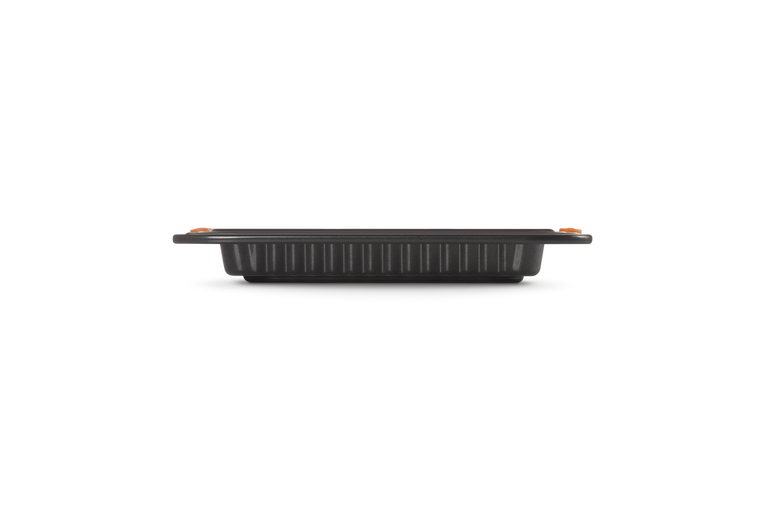 Tortiera quadrata con base removibile - 23 cm, Nero