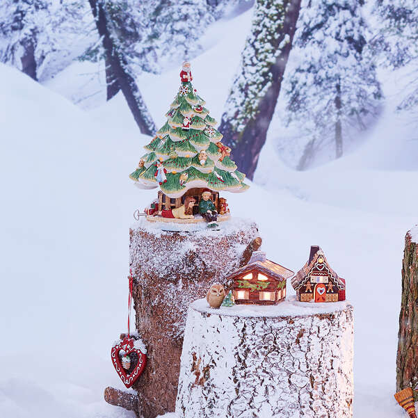 Christmas Toy's Carillon Natale  multicolore, 22,5 x 22 x 30,5 cm, porcellana