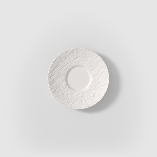 MANUFACTURE Piattino per tazzina da caffè -  Bianco, Premium Porcelain