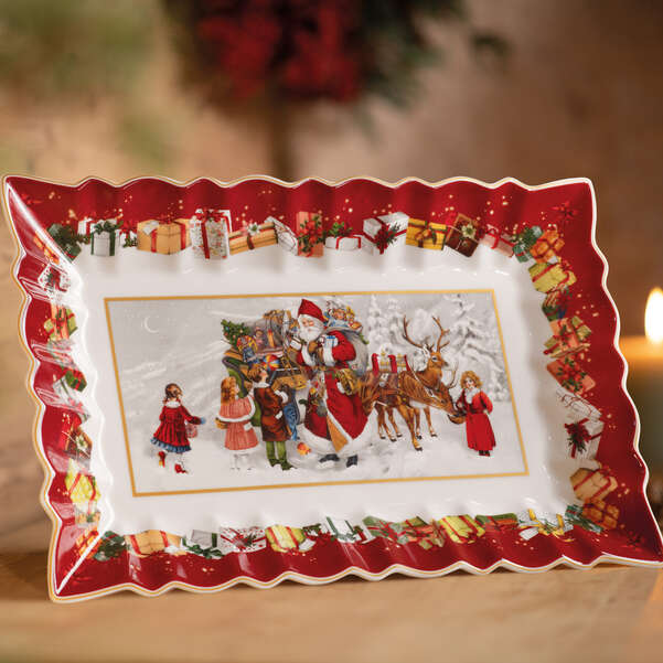 Toy's Fantasy Vassoio per dolci e torte  multicolore, 35,6 x 23,1 cm