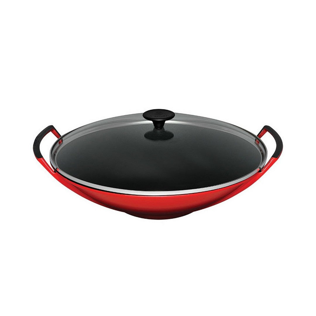 Le Creuset Wok Con Coperchio - Ciliegia