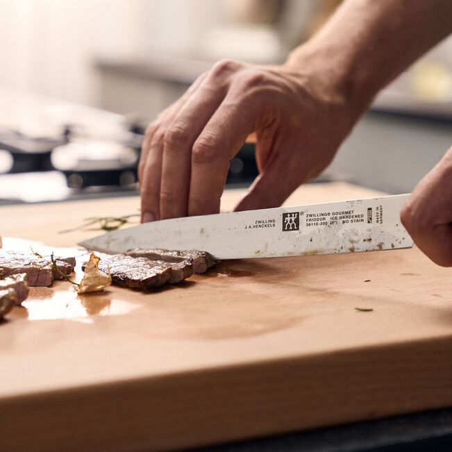GOURMET Coltello da carne liscio - 20 cm