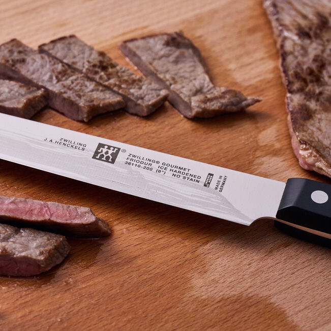 GOURMET Coltello da carne liscio - 20 cm
