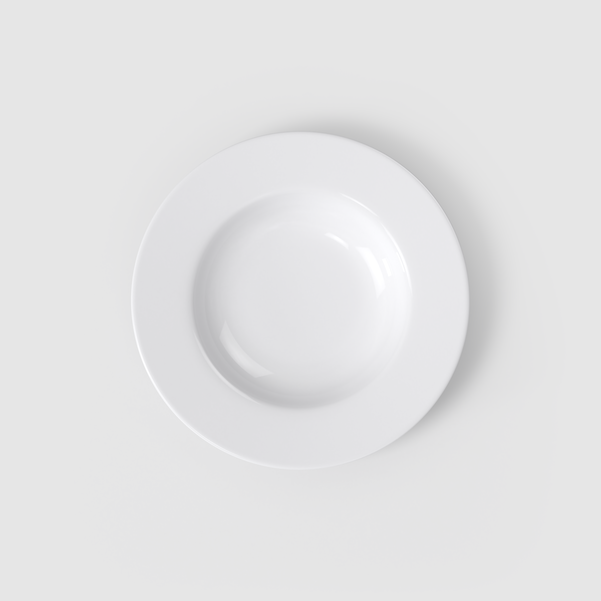 Royal Piatto fondo  bianco, Ø24,8 cm, Premium Bone Porcelain