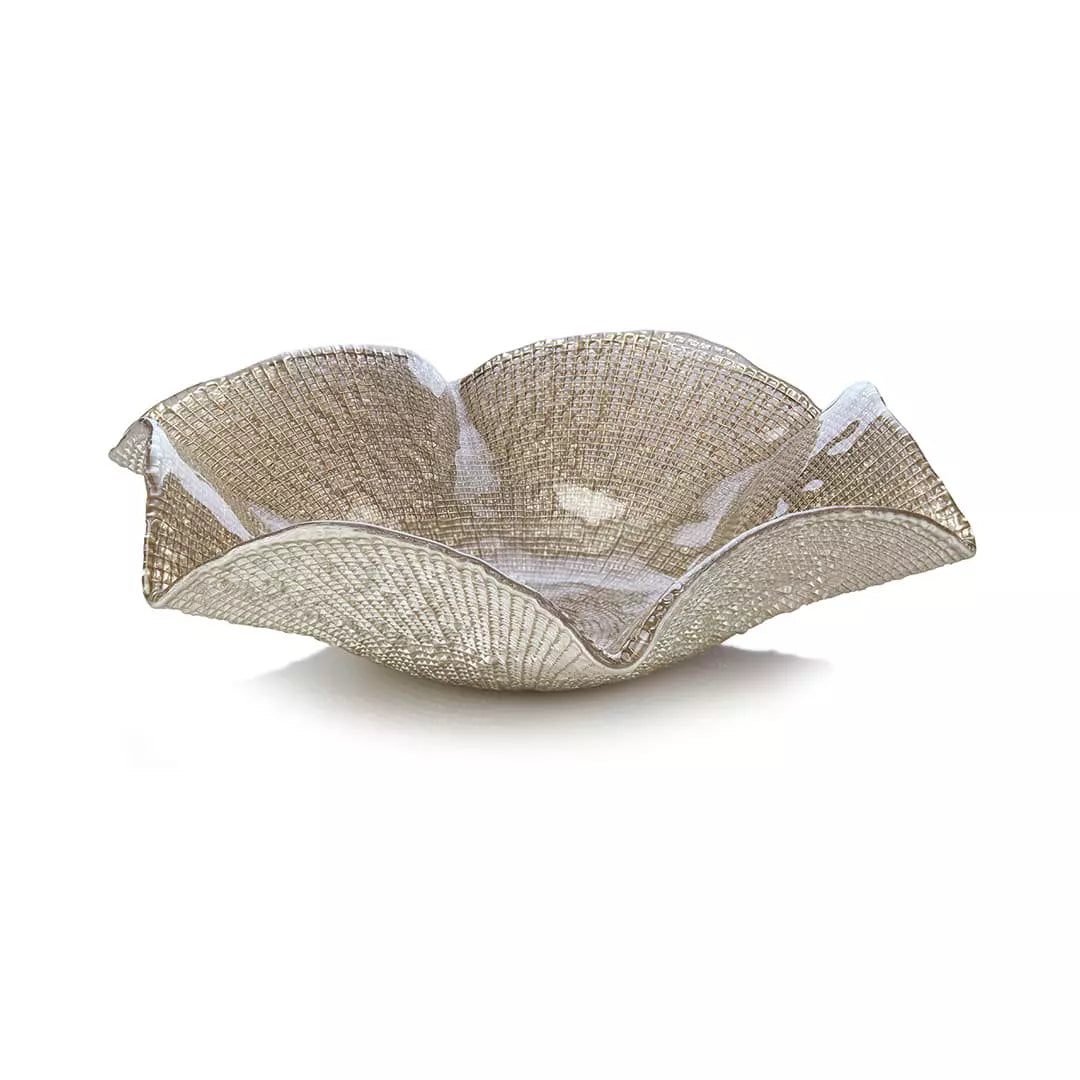 "Folies" centrotavola - 41 cm / Tortora