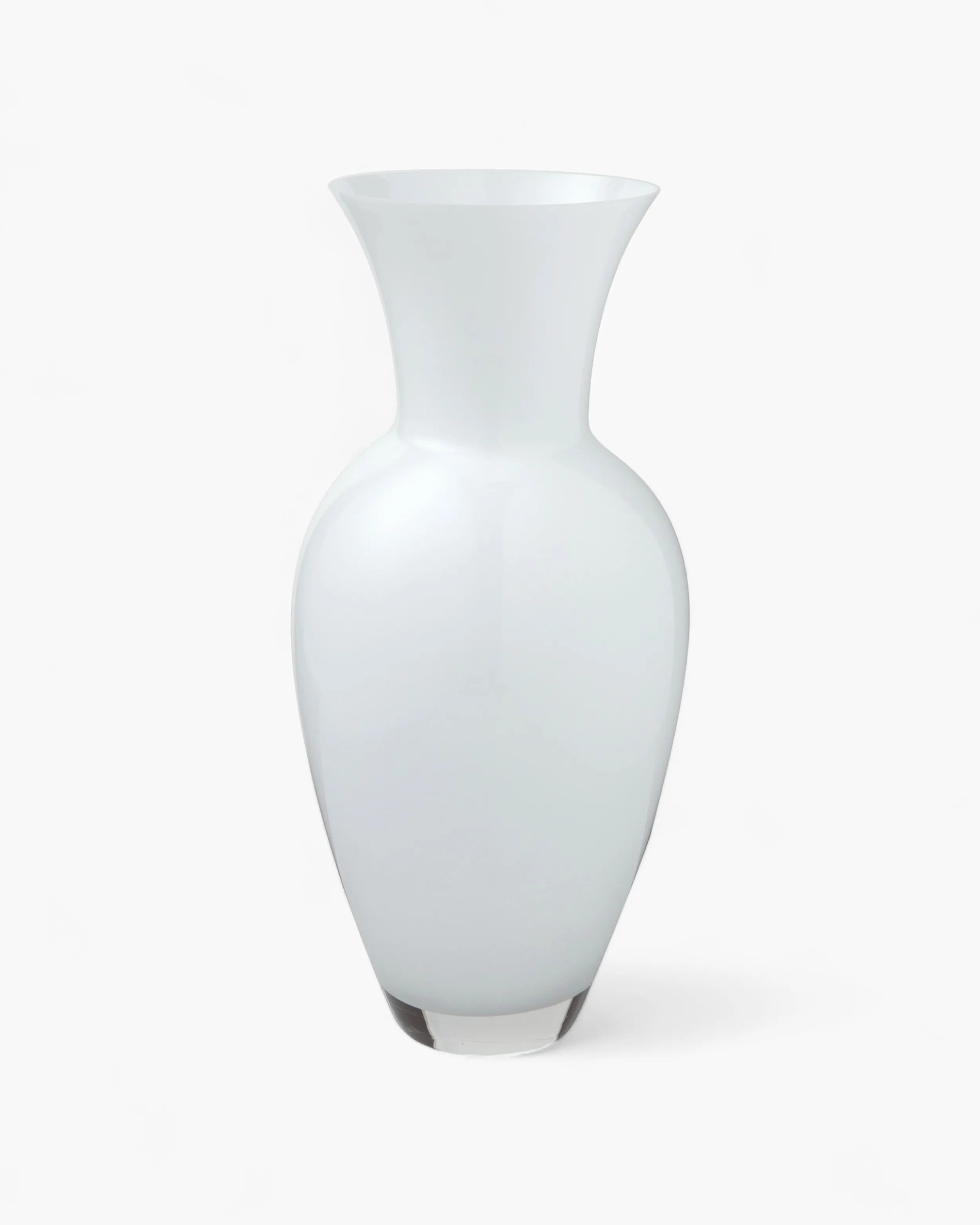 vaso Hydria in vetro cased - Bianco / h 46,5 cm
