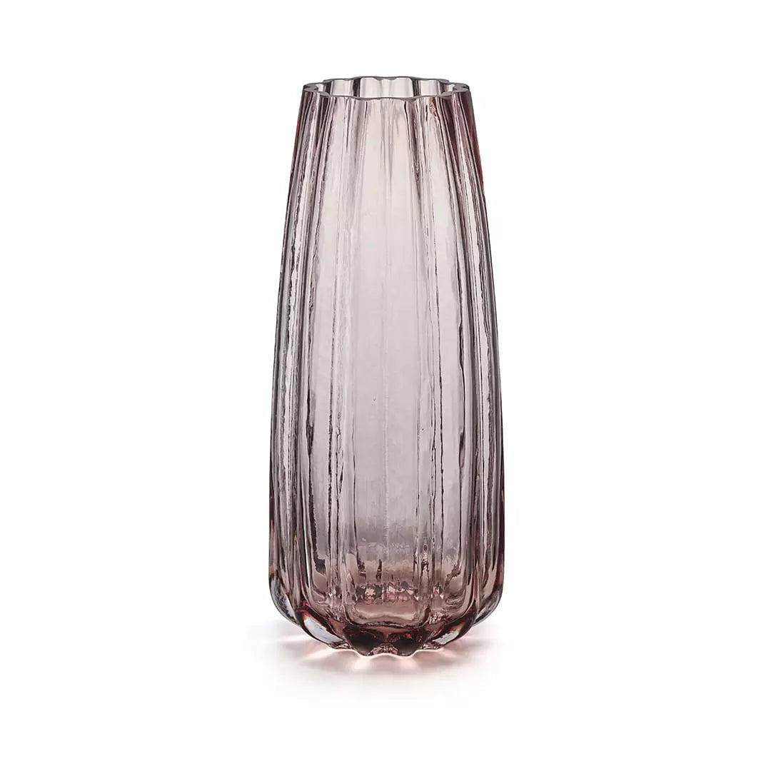 Oyster vaso basso - Rosa Ø 12,5 cm H 29 cm