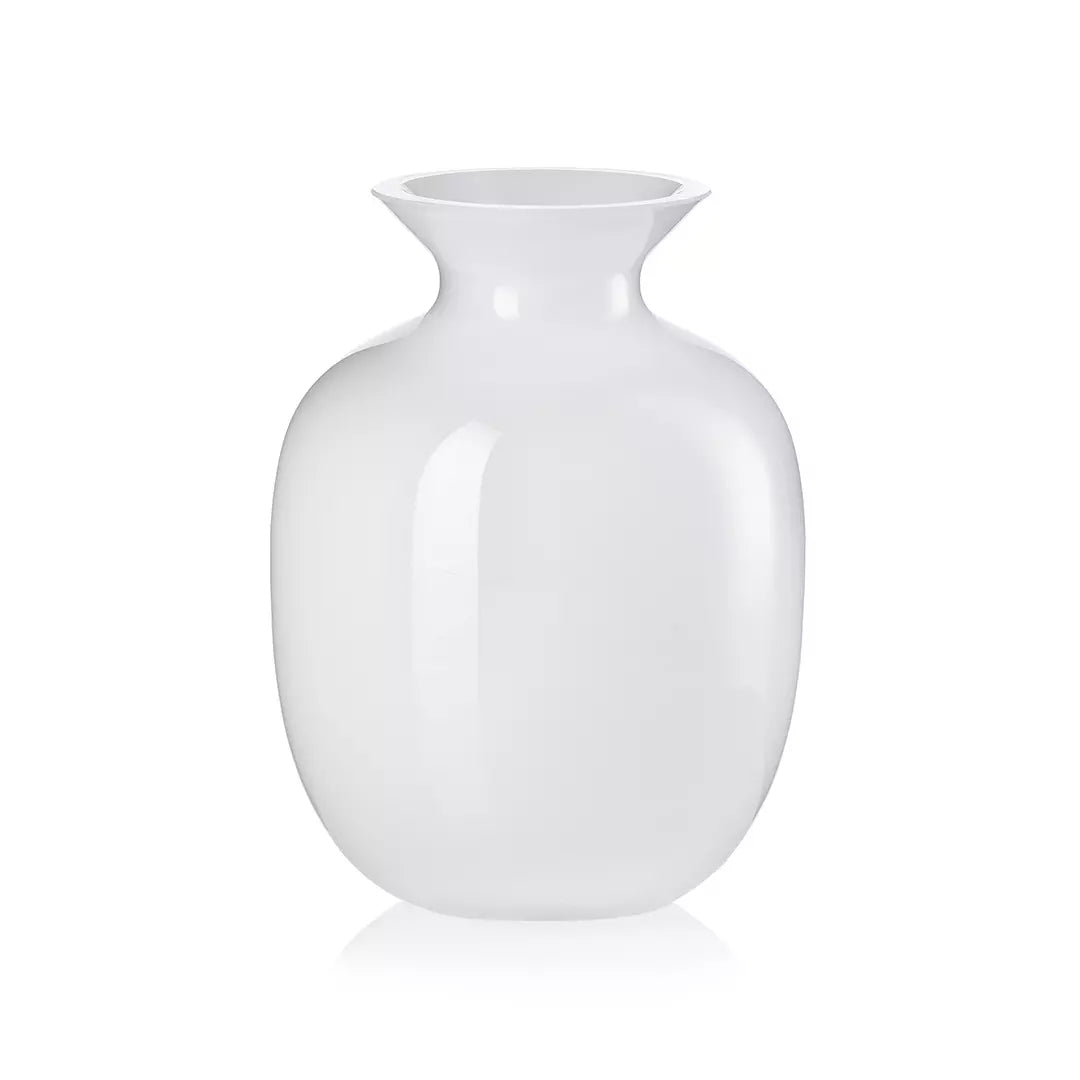 Rialto med vaso incamiciato - Bianco H 24cm