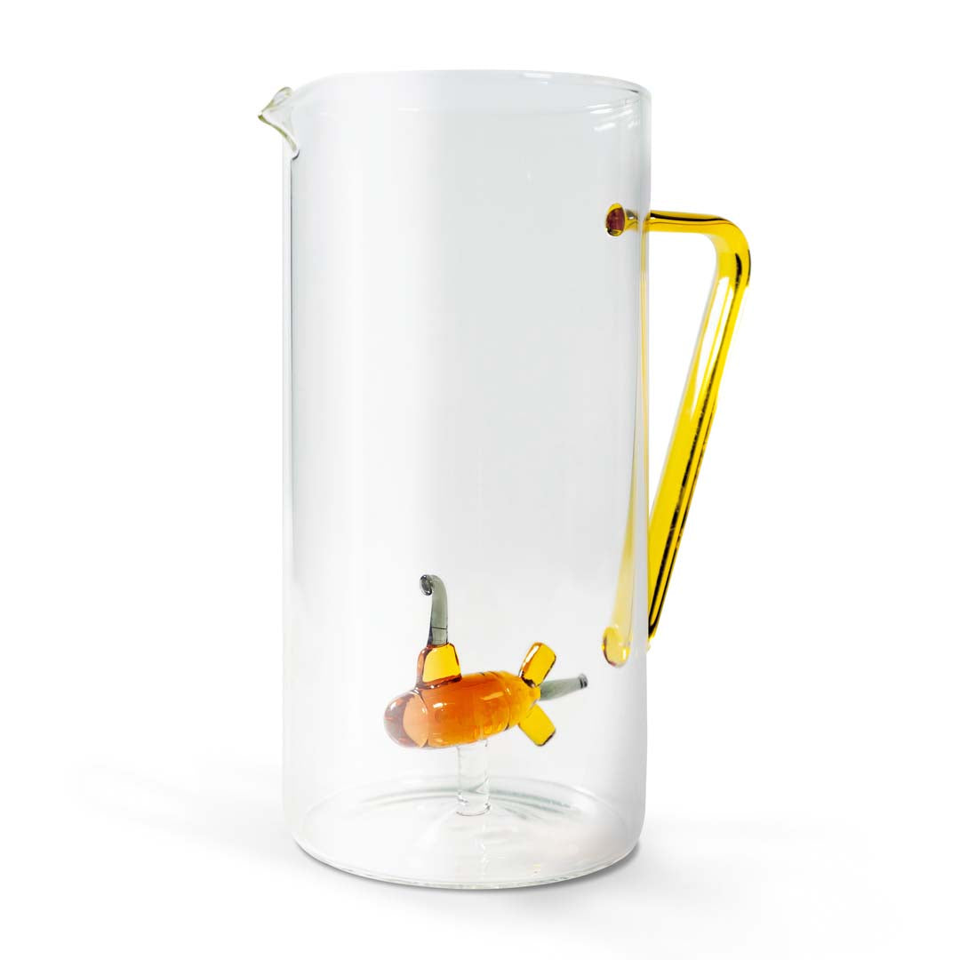 Wd Lifestyle Caraffa in vetro borosilicato Capacità 12 L Decoro sottomarino - WD