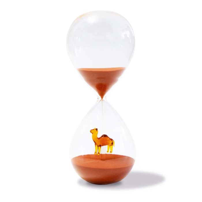 Clessidra in vetro borosilicato con soggetto interno in vetro Durat