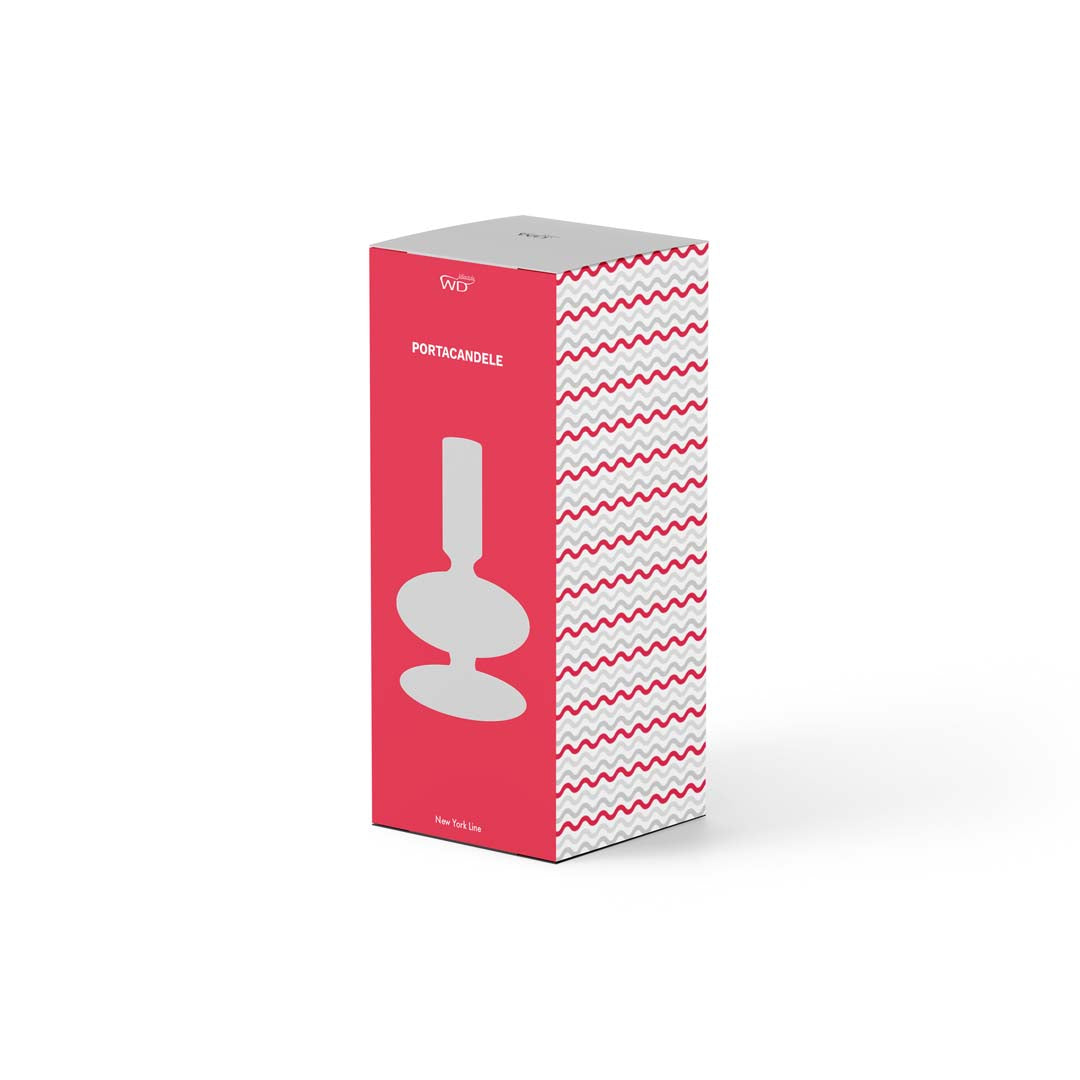 Porta candele in vetro borosilicato - 12 cm / Trasparente