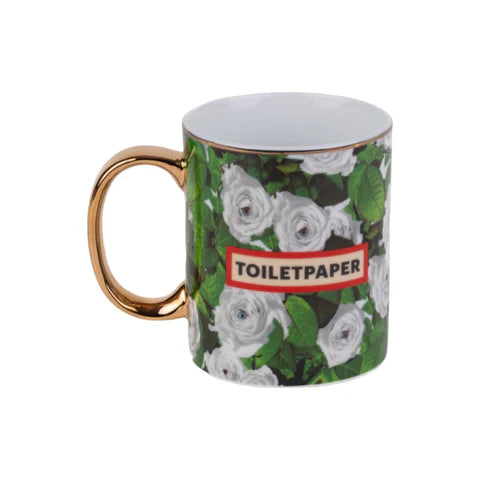 Porcelain Mug Roses - Tazza In Porcellana
