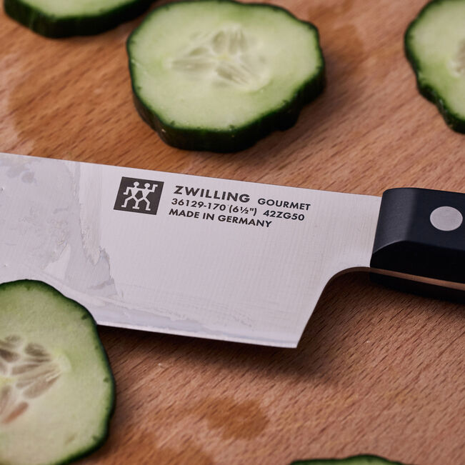 GOURMET Nakiri - 17 cm, acciaio inox con formula specifica