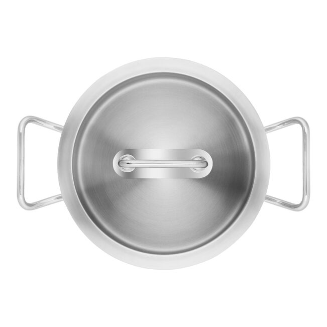 Casseruola con Coperchio - 24 cm, 18/10 acciaio inossidabile