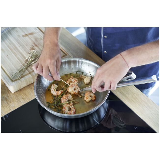 PRO - Padella - 26 cm, 18/10 acciaio inossidabile