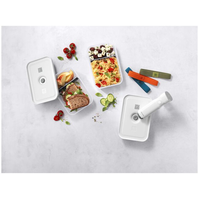 Fresh & Save Set portavivande sottovuoto, L piatto / 6-pz., plastica