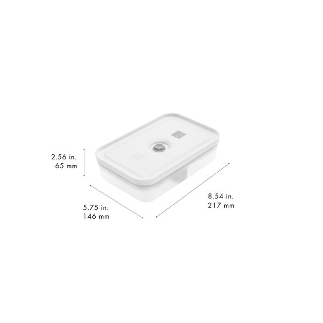 Fresh & Save Set portavivande sottovuoto, L piatto / 6-pz., plastica