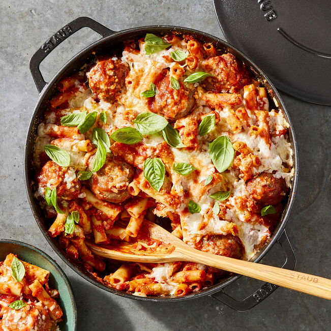 Tegame Chistera rotondo - 28 cm, nero