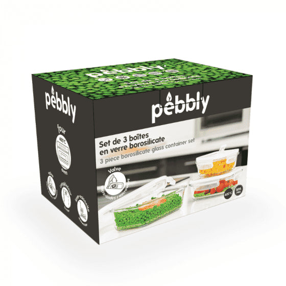 Pebbly Set Piatti Rectangolari Pkv-3Srb