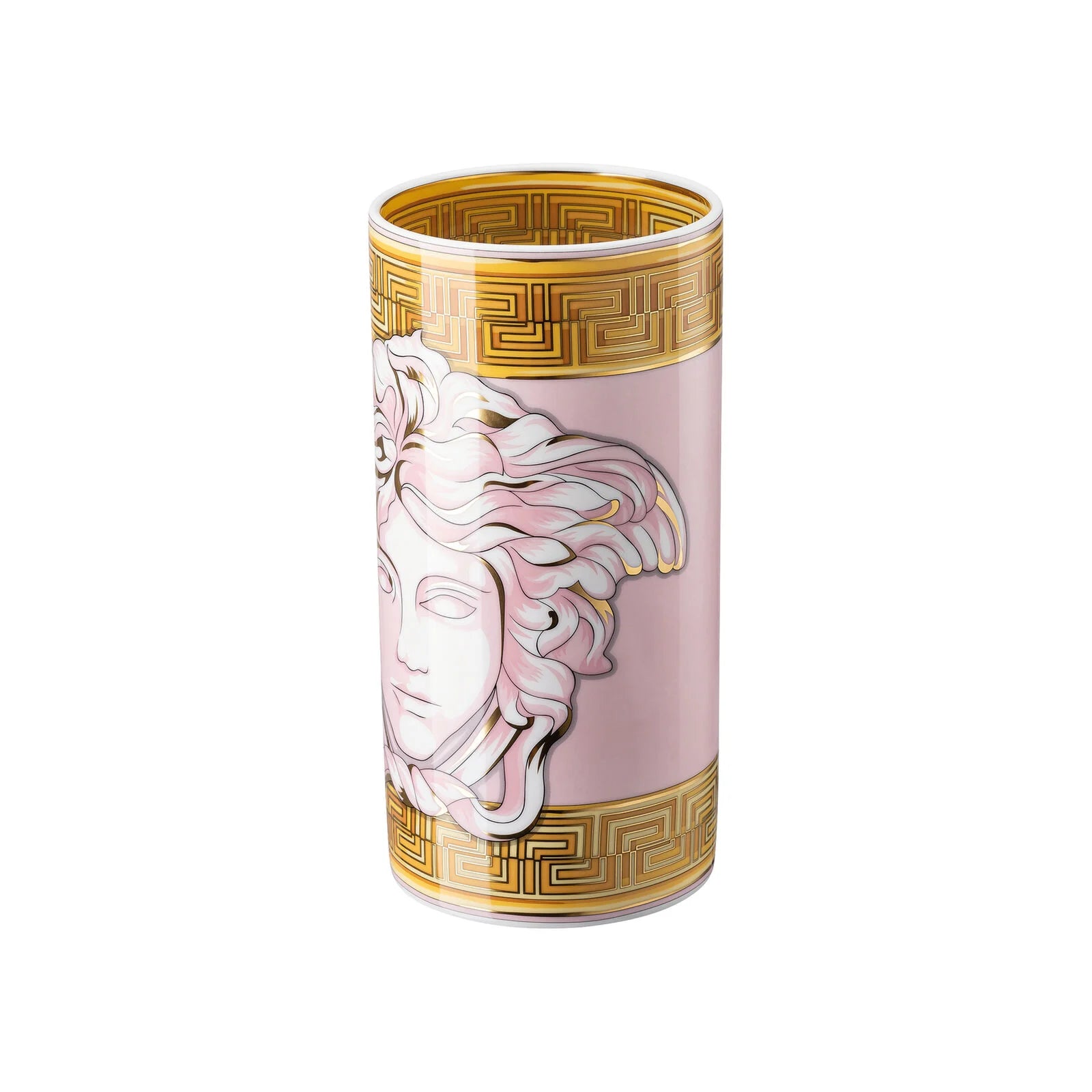 Rosenthal Versace - Medusa Amplified Pink Coin - Vaso 24 cm