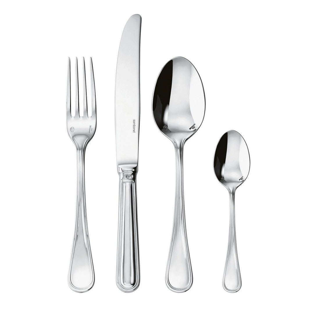 CONTOUR Servizio tavola 24 PZ Monoblocco - Acciaio Inox Mirror